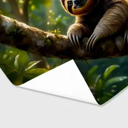 Бумага для упаковки 3D Ленивец в джунглях - фото 2
