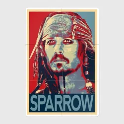 Магнитный плакат 2Х3 Pirates of the Caribbean - Sparrow 