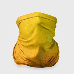 Бандана-труба 3D Узоры золотистого инея