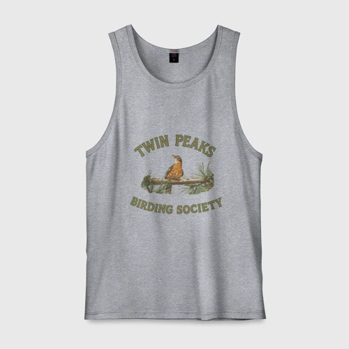Мужская майка хлопок Twin Peaks birding society