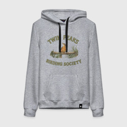 Женская толстовка хлопок Twin Peaks birding society