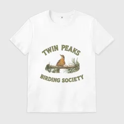 Мужская футболка хлопок Twin Peaks birding society