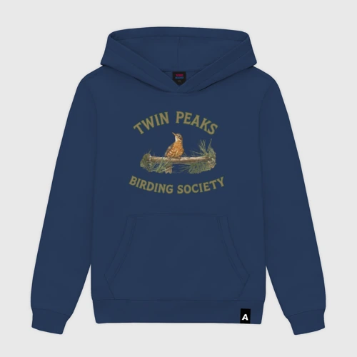 Мужская толстовка хлопок Twin Peaks birding society