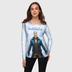 Женский лонгслив 3D Вергилий - devil may cry - фото 2