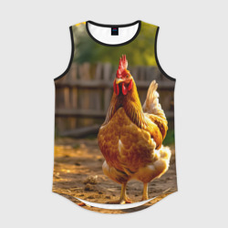 Мужская спортивная майка 3D Золотой хранитель двора