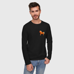 Мужской лонгслив хлопок Красный конек - фото 2