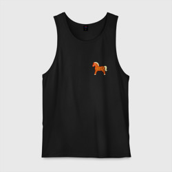 Мужская майка хлопок Красный конек