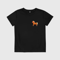 Детская футболка хлопок Красный конек