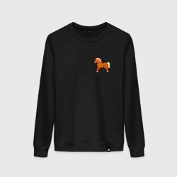 Женский свитшот хлопок Красный конек