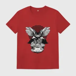 Мужская футболка хлопок Twin Peaks symbols 