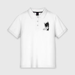 Женское поло хлопок Batman and covid 19