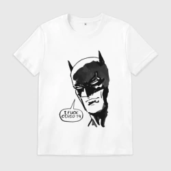 Мужская футболка хлопок Batman and covid 19