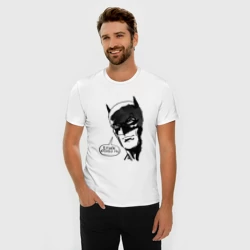 Мужская футболка хлопок Slim Batman and covid 19 - фото 2