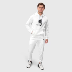 Мужской костюм хлопок с толстовкой Batman and covid 19 - фото 2