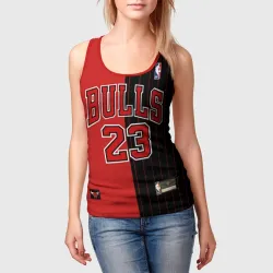 Женская майка 3D NBA Bulls 23 Jordan - фото 2