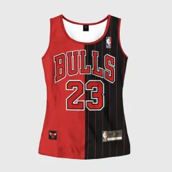 Женская майка 3D NBA Bulls 23 Jordan