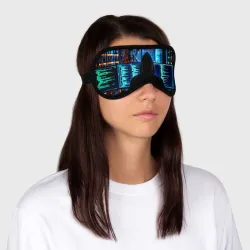 Маска для сна 3D Киберстраж за мониторами - фото 2