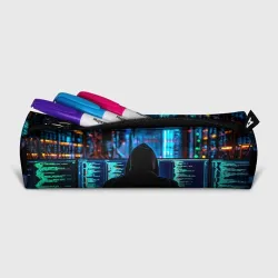 Пенал школьный 3D Киберстраж за мониторами - фото 2
