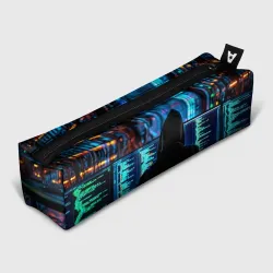 Пенал школьный 3D Киберстраж за мониторами
