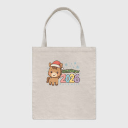 Шоппер BioNature Новогодняя  лошадка 2026