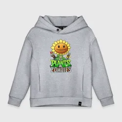 Детское худи Oversize хлопок PvZ - sunflower