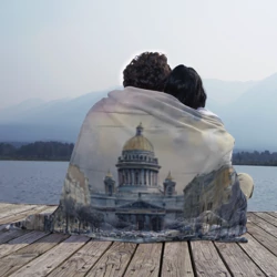 Плед 3D Санкт-Петербург зимний город - фото 2