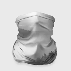 Бандана-труба 3D Туманный лес и горы
