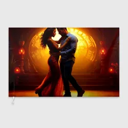 Флаг 3D Пламя танца кизомба