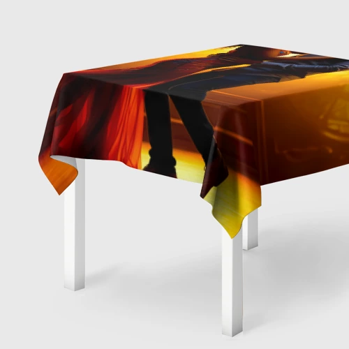 Скатерть 3D Пламя танца кизомба