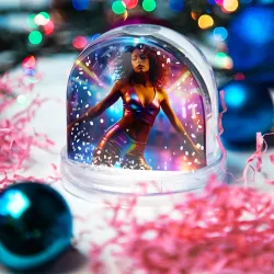 Игрушка Снежный шар Ритм ночи - фото 2