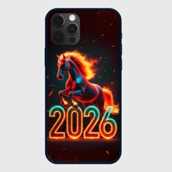 Чехол для iPhone 12 Pro Светящаяся лошадь 2026