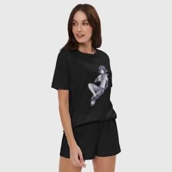 Женская пижама с шортиками хлопок Данганронпа V3 - Кокичи Ома - фото 2