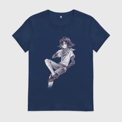 Женская футболка хлопок Данганронпа V3 - Кокичи Ома