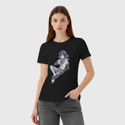 Женская футболка хлопок Данганронпа V3 - Кокичи Ома - фото 2