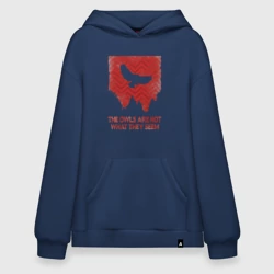 Худи SuperOversize хлопок The owls are not what they seem