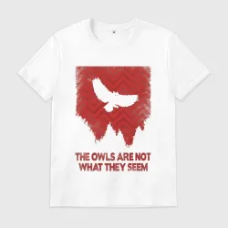 Мужская футболка хлопок The owls are not what they seem