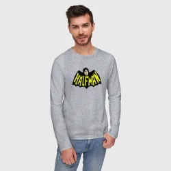 Мужской лонгслив хлопок Halfman Batman - фото 2