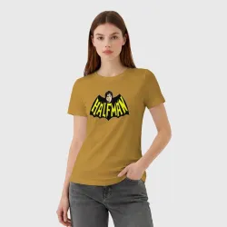 Женская футболка хлопок Halfman Batman - фото 2