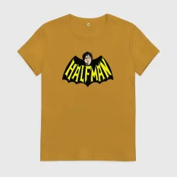 Женская футболка хлопок Halfman Batman