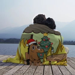 Плед 3D Конь среди огня - this is fine - фото 2