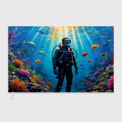 Флаг 3D Глубина чудес