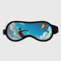 Маска для сна 3D Покорение волн: полёт на кайте