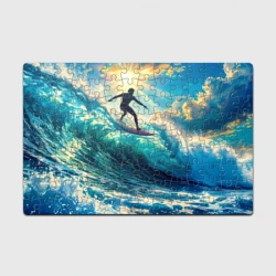 Головоломка Пазл магнитный 126 элементов Танец с волной