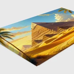 Холст прямоугольный Величие пирамид на закате - фото 3