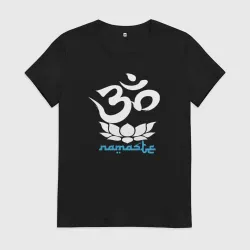 Женская футболка хлопок Namaste yoga