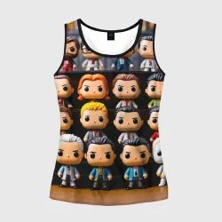 Женская майка 3D Армия Funko Pop