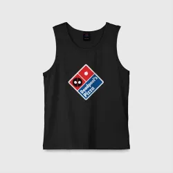 Детская майка хлопок Deadpool pizza