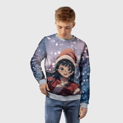 Детский свитшот 3D Санта МаоМао - Монолог Фармацевта - фото 2