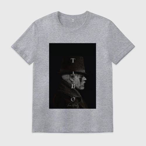 Мужская футболка хлопок с принтом Табу, вид спереди #2