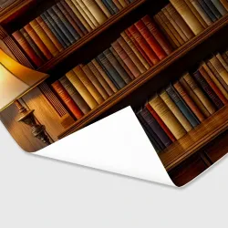 Бумага для упаковки 3D Тёплая библиотека - фото 2